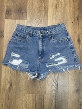 Vintage Bill Blass Mom High Rise Jean Blue Denim Shorts Women's Size 8 Used