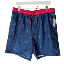 Old Navy Printed Swim Trunks 7-inch inseam size Large