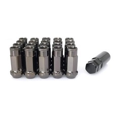 Lug Nuts M12x1.5 Open End Wheel Nuts,Taper Acorn Seat, Forged Locknut Racing ...