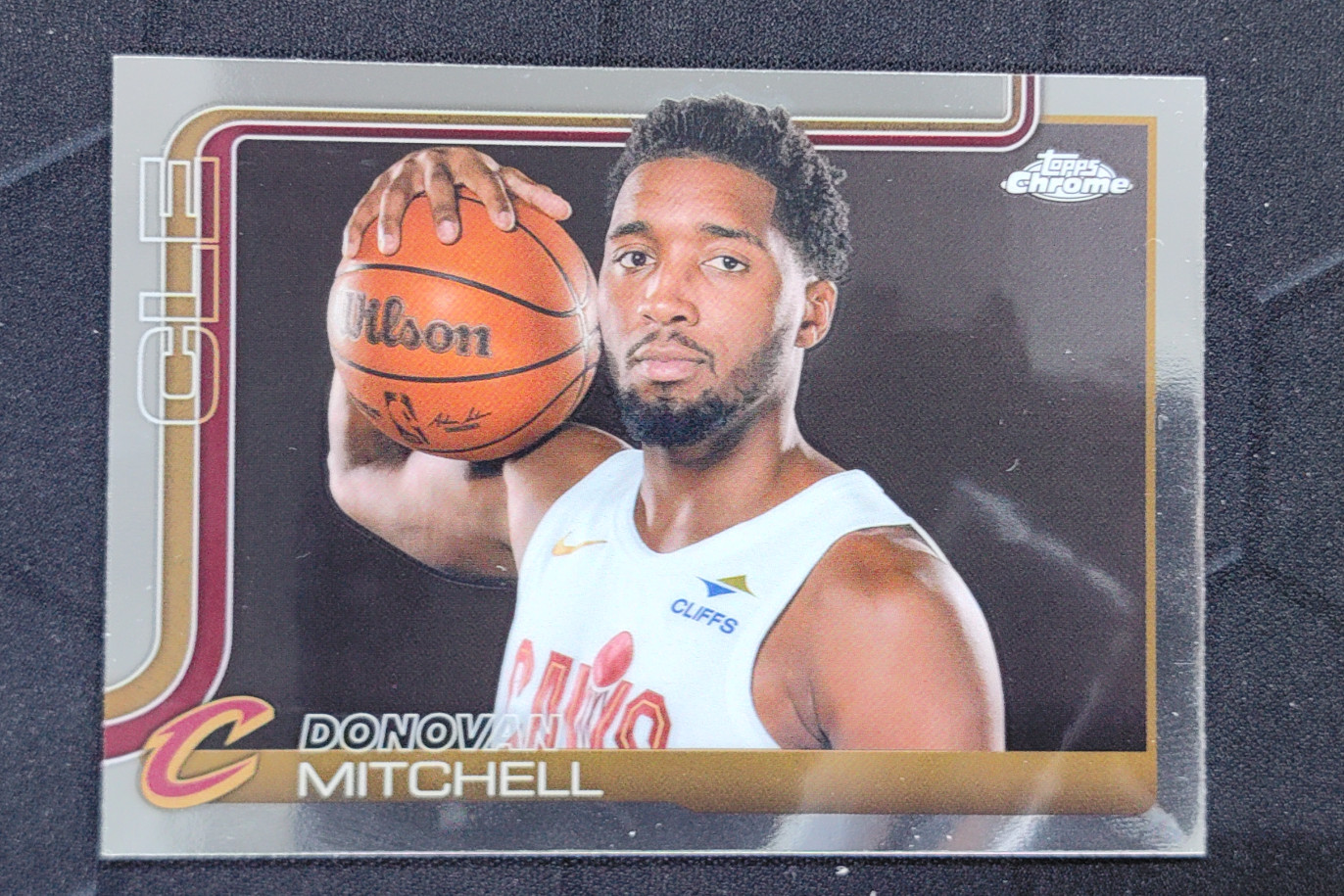 2025-26 Topps Chrome Donovan Mitchell Image Variation Cleveland Cavaliers #69