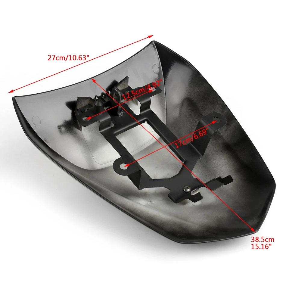Cubierta de asiento de pasajero trasero para Kawkasaki NINJA 650 ER6F ER6N 400 MBK Foto 3 de 4