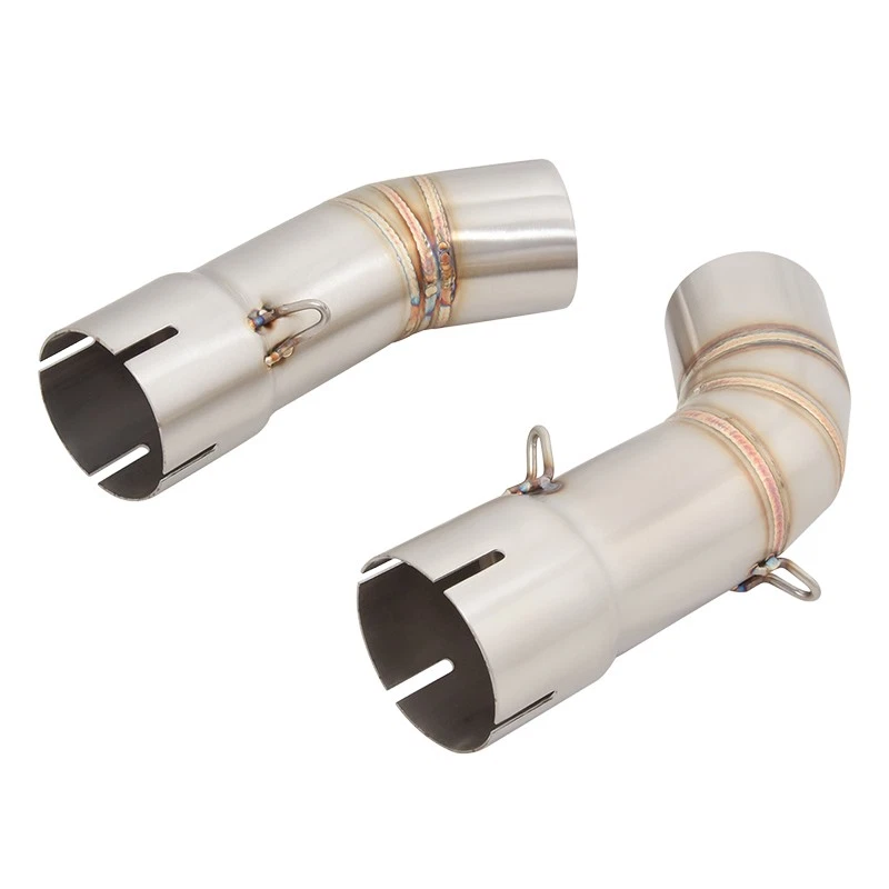 Sistema de escape para moto Ducati 848 1098 1198 enlace medio tubo conexión deslizamiento Foto 4 de 4