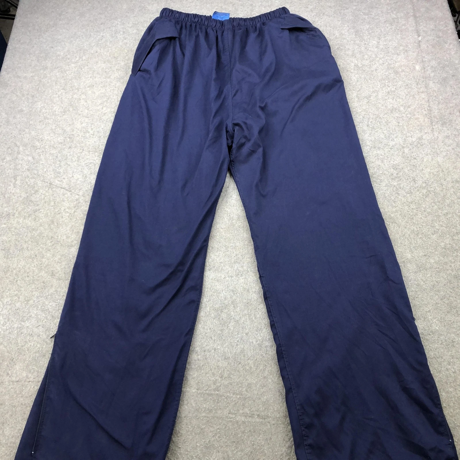 Sunderland Pants Mens XL Navy Waterproof Shell Zip Cuffs Scotland