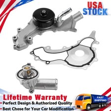 Water Pump+Gasket and Thermostat Housing for (11-20) Jeep Grand Cherokee 3.6L IV