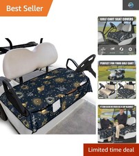 Stylish Golf Cart Seat Cover with Pockets Blanket - Easy Install, Universal...