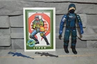 1983 Gijoe Cobra Soldier ( The Enemy ) W/ Weapons & Action Card (READ) !