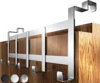 TüRgarderobe Zum EinhäNgen, Edelstahl - TüRgarderobe Innenseite Mit 5 TüRhaken Z
