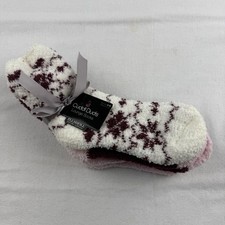Cuddl Duds Plushfill Lounge Socks 3 Pair Set One Size Shoe 4-10 New