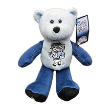 UNC Limited Treasures Nwt RARE Tar Heels Mascot VTG Blue Beanie Bear Plush 2004