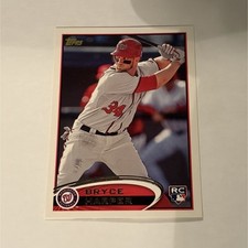 Topps 2016 Rookie Reprint Bryce Harper #BB-61 Washington Nationals Baseball Card. rookie card picture