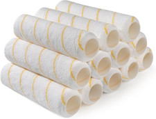 Paint Roller Covers, 12 Pack, 9 Inch Microfiber Paint Roller, 3/8" Nap Covers