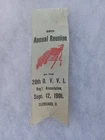 1901 CLEVELAND OH 20th OHIO INFANTRY GAR CIVIL WAR VET GRAND ARMY REUNION RIBBON