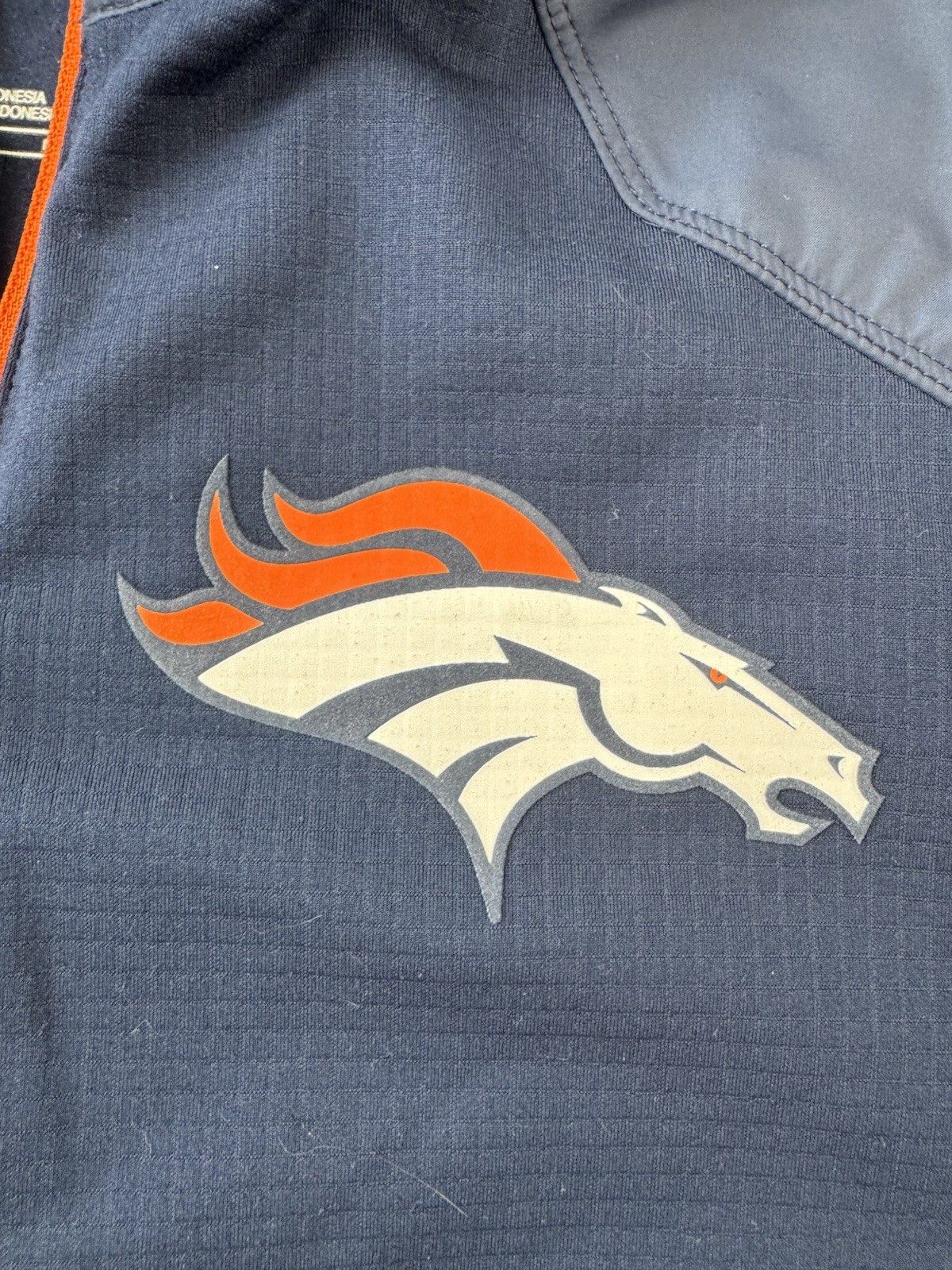 NIKE Onfield Denver Broncos Pullover Jacket Mens Medium Windbreaker Golf Dri Fit thumbnail 2