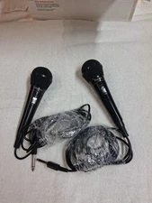 Philips Dynamic Cable Karaoke Microphone  # PH62080 / jack adapter