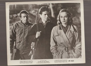 8X10 B&W PHOTO OF SCENE MART TOREN AND 2 MEN