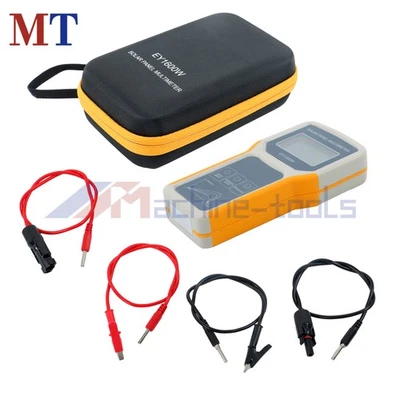 MACHINE-TOOLS MPPT Solar Panel Multimeter for Power Current Open-Circuit Voltage1600W