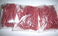 (300) DIY Car Radio Terminals Wire Butt Connectors Red NYLON 22-18 Ga AWG Gauge