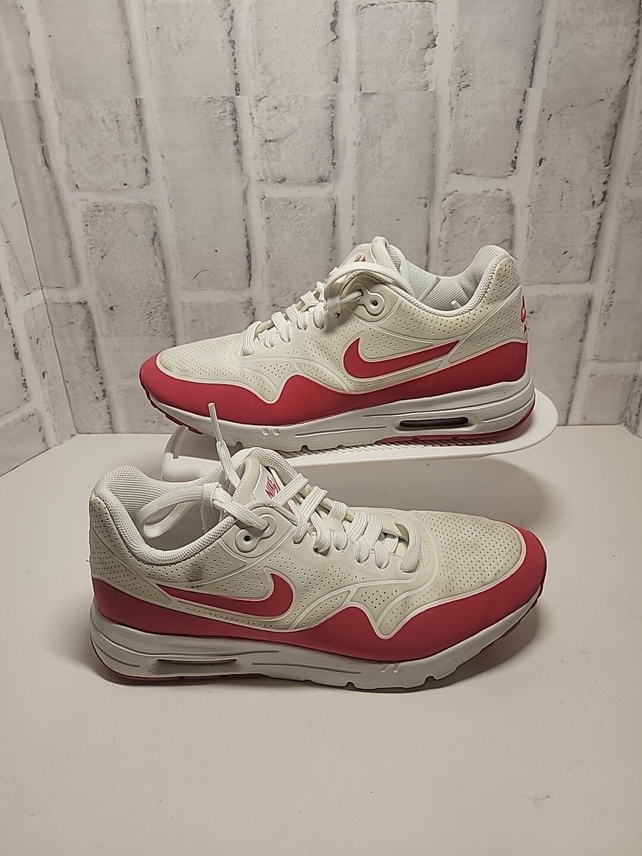 Nike Air Max Ultra Moire 704995-102 Ladies Sneaker White Red Size