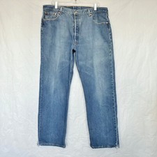 VTG Levi's 501 Classic Straight Leg Button Fly Jeans Mens Size 40 x 30 Waist 38"