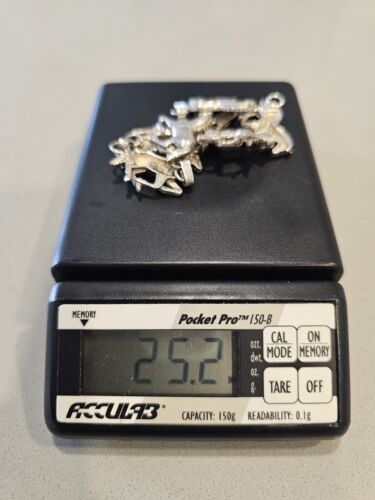 Schönes Sterlingsilber Carol Felley Pferd Gliederarmband 7" 6 Pferde. Vintage - Bild 6 von 9