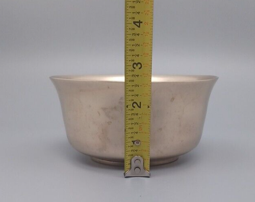 Cuenco redondo de latón de 5,25" de colección hecho en Corea - Imagen 2 de 6