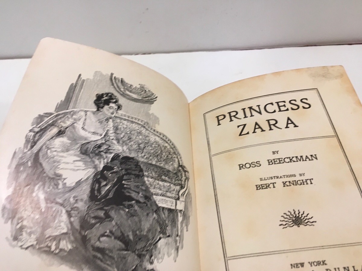 Princess Zara by Ross Beeckman Hardcover 1909 W J Watt Co | eBay