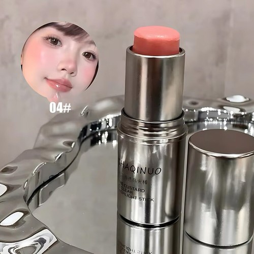 Highlighter Stick Blush Stick Water-Resistant Cream Contour Cheek Lip Eye Makeup - Picture 8 of 21