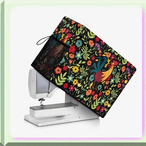 RoosterGuard Sewing Machine Cover: Lightweight, Washable, Dust-Proof with Handy - Bild 2 von 7