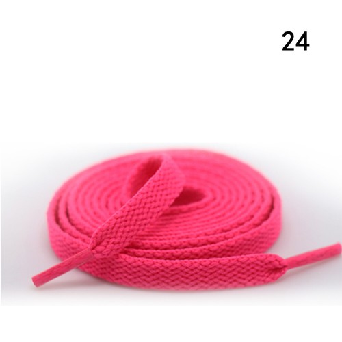 1 Pair Flat Colorful Shoelaces Shoe Lace For Football Boots Sports Trainer Sho ` - Picture 24 of 24