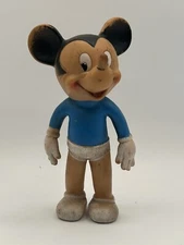VINTAGE WALT DISNEY PROD 8" MICKEY MOUSE  By The Sun Rubber Company USA