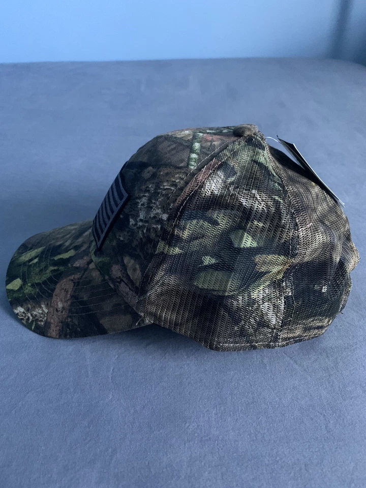 Mossy Oak American Flag Men’s Adjustable Baseball Hat Support The Troops NEW - Image 2 of 4