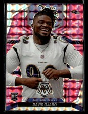 David Ojabo 2022 Panini Mosaic #387 Mosaic Camo Pink Baltimore Ravens