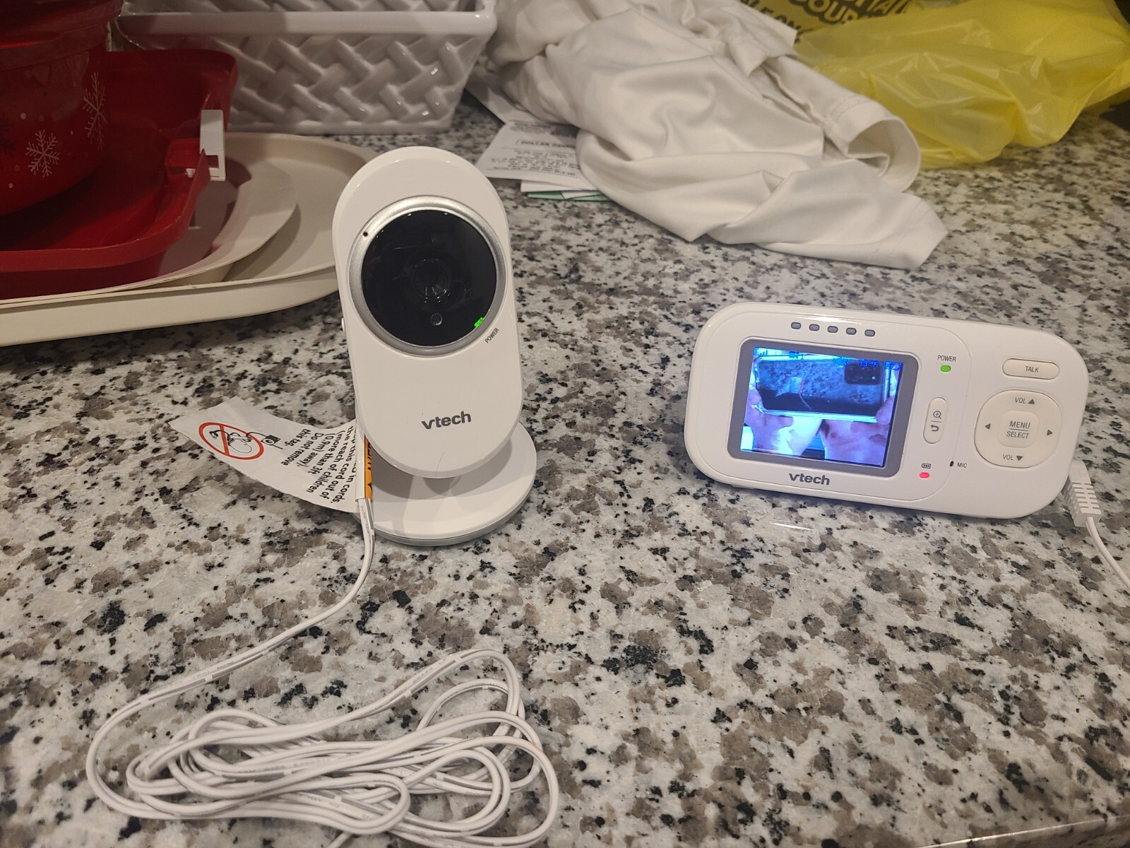 VTech VM320 PU 2.4 inch Color Video Baby Monitor & Camera eBay