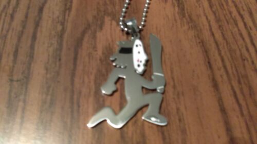 Colgante de acero inoxidable pulido ICP HATCHETMAN ""Jason Mask"" con cadena de bola de 30 - Imagen 2 de 9