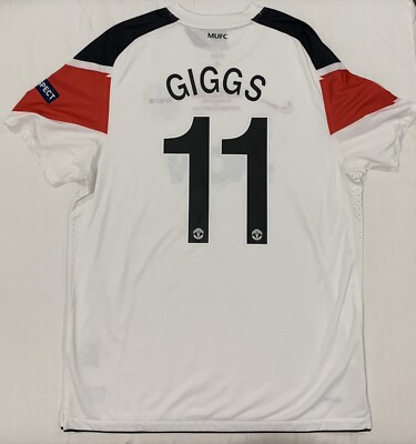 ウェア Nike Manchester United GIGGS 11 M Nike Manchester United 2010-11 Away UCL Final Football Shirt #10