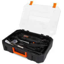 Variable Speed Rotary Tool, 100 Accessories Carrying Case and Flex Shaft 1-Amp