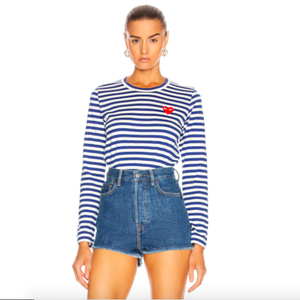 comme de garcon crop top
