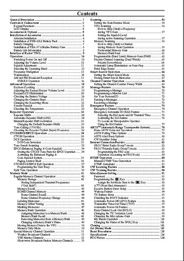 Yaesu VX-3R VX-3E Instruction Manual Operating Guide Coil Bound - Image 2 of 2