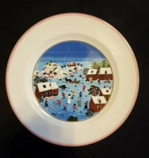 Villeroy & Boch 1748 Dinner Plate in the pattern of Naif Christmas