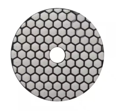 Rubi 4 in. 3000 Grit Resin Dry Polishing Pad