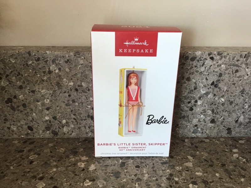 NEW 2024 Hallmark Barbie Collection Ornament - Barbie's Little Sister Skipper