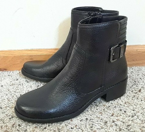 leather ankle boots size 5