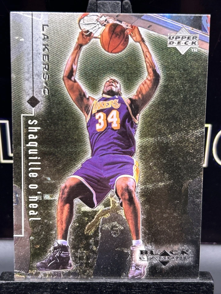 1998-99 Black Diamond Los Angeles Lakers Basketball Card #45 Shaquille O'Neal NM - Image 3 of 4