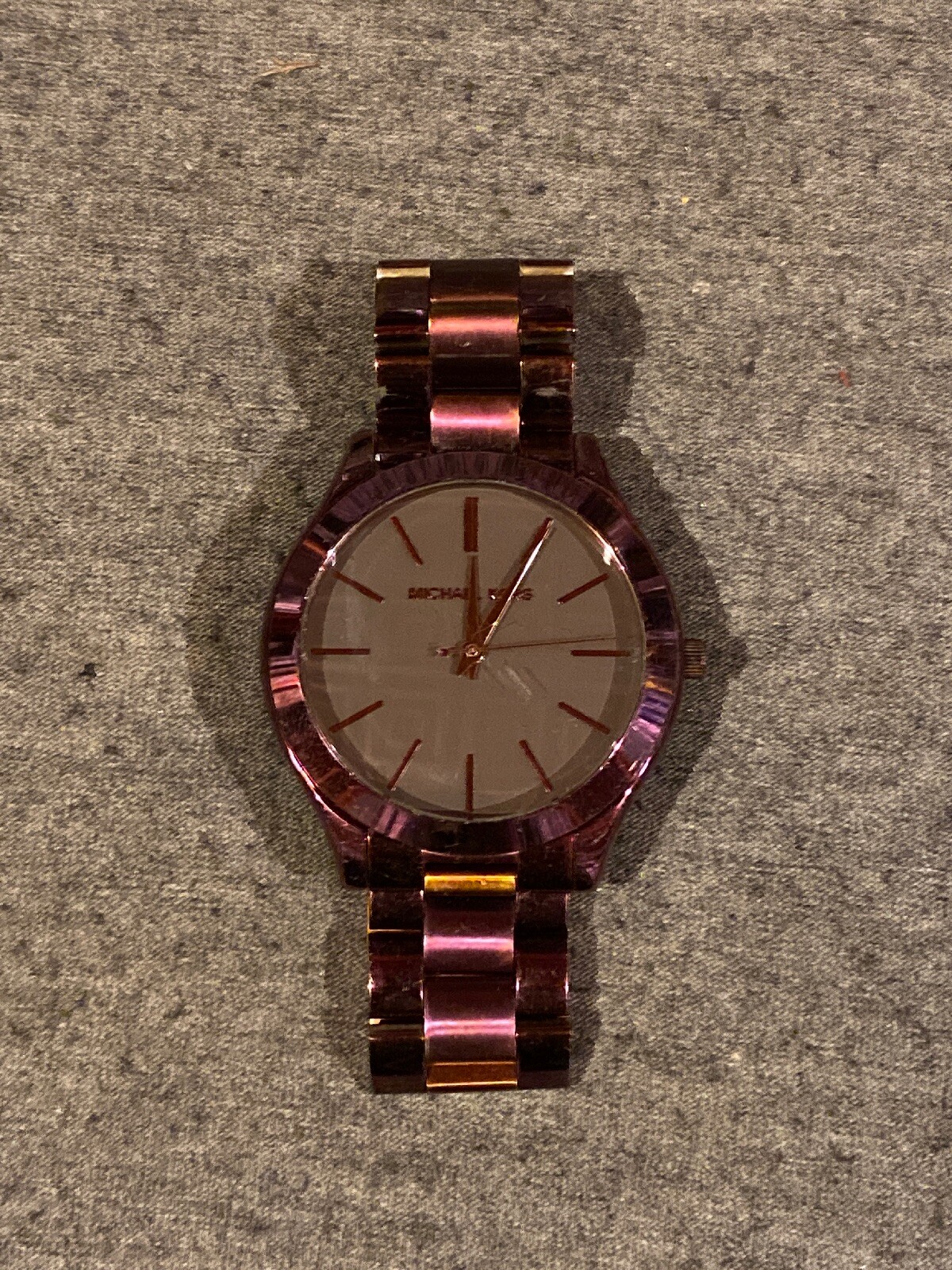 mk plum watch