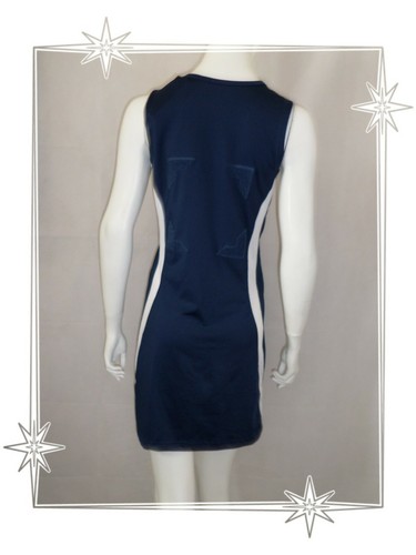 F - Robe d'Entrainement Netball Sport Eclipse II Marine/Blanc Gilbert Taille M - Imagen 4 de 9