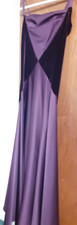 First Avenue Collectn velvet/satin maroon maxi dress size 12 CHARITY SALE F57