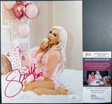 WWE NXT Scarlett Bordeaux Signed 8x10 Photo K Autograph TakeOver JSA COA
