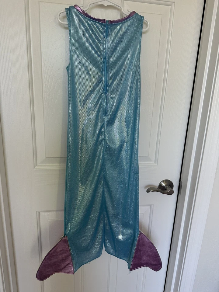 Vestido Disfraz Sirena Niñas Talla 5/6 Halloween Foto 2 de 3