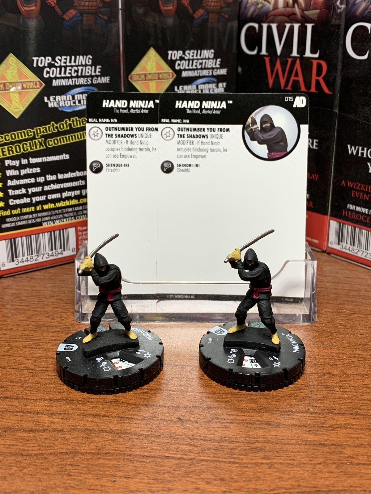 HAND NINJA 015 AvengersDefenders War Marvel HeroClix Lot x2 | eBay