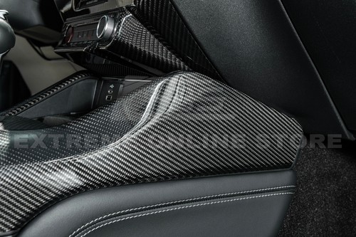 For 24-Up Ford Mustang Interior CARBON FIBER Integrated Center Console Cover - Picture 5 of 24